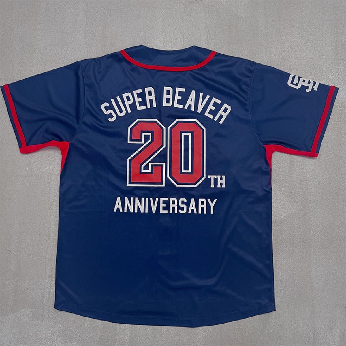 SUPER BEAVER ZOZOマリン ベースボールシャツ XL ストライプ SUPER