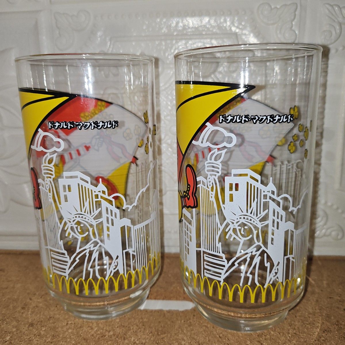 激レア 希少 70's ドナルド・マクドナルド グラス コップ 2個セット