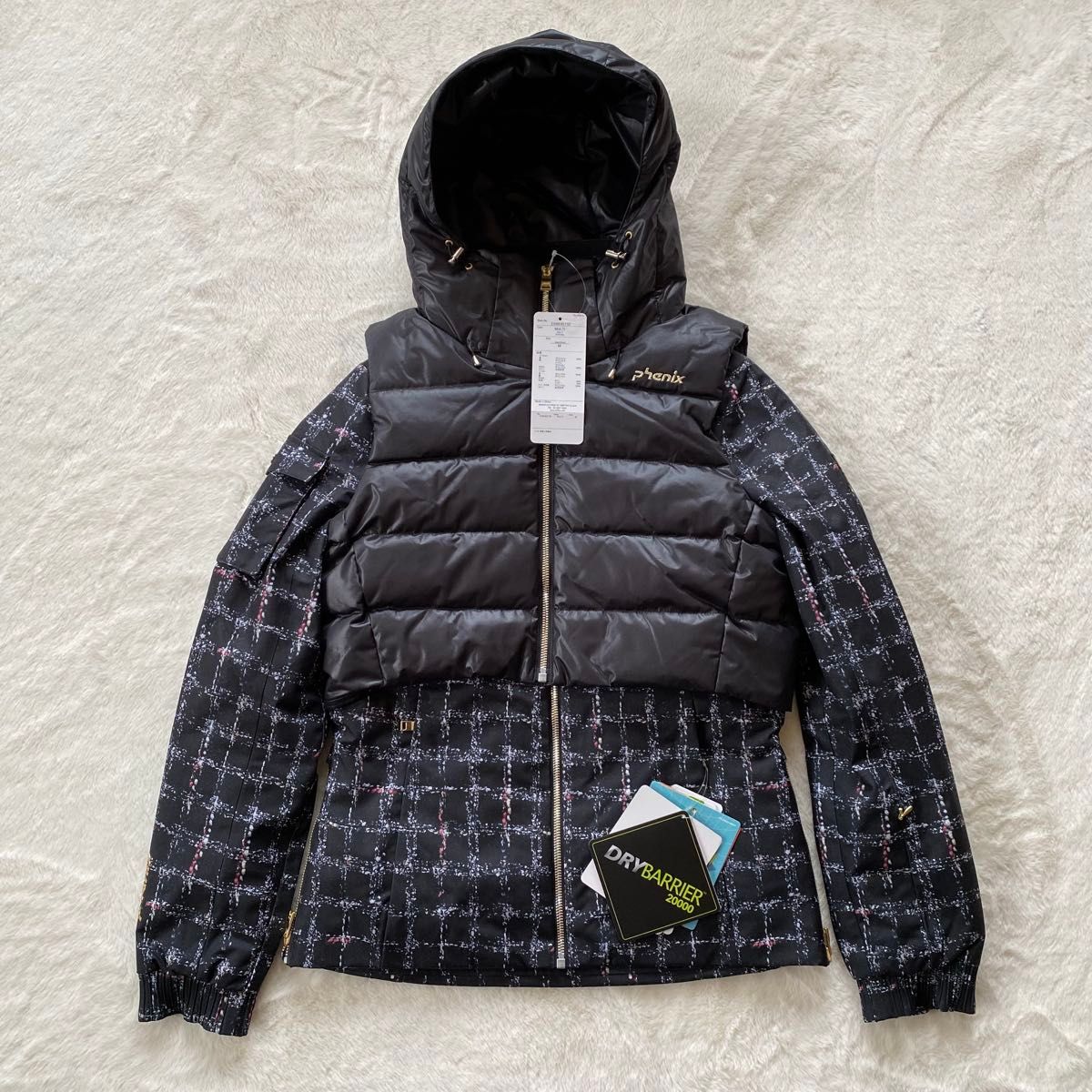 新品】 phenix 3way ベスト ジャケット スキーウェア セットアップ