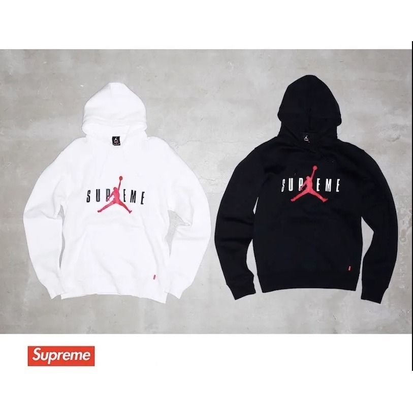 ☆限定コラボ☆2015FW Supreme x ジョーダン フーディ パーカー