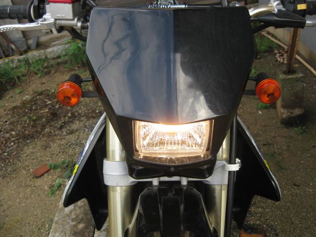 DRZのヘッドライトをH4化（スズキ DR-Z400SM）by がんばれ源さん