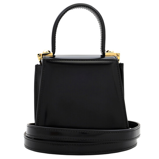 Ferragamo Ladies Black Micro Iconic Top Handle Bag 213972 762967