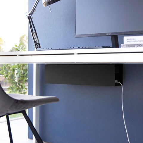 dショッピング |[ デスク下天板ケーブルラック タワー ロング ] 山崎