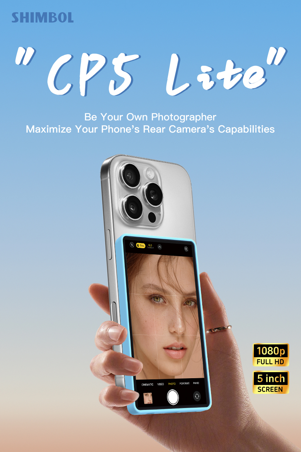 創業祭2026】Shimbol 5インチFHDモニター CP5 Lite(マグネットシリコン