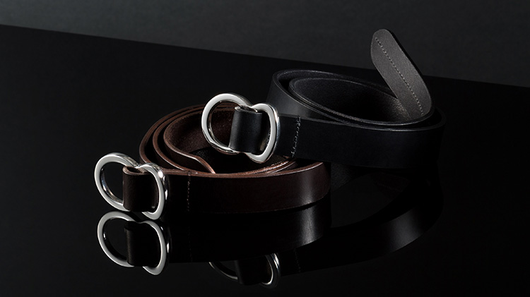 二宮五郎商店】「あな」がないベルト ブライドルレザーモデル | 藤巻百貨店